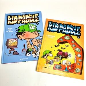 Vintage Kid Paddle 1996 Set #1-2 Bandes-Dessinées Enfants 90s French Comic Book